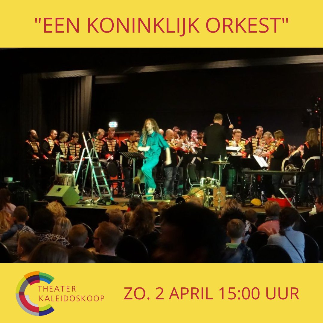 Poster Voorstelling Koninklijk Orkest Tijl Damen Kindermuziekweek